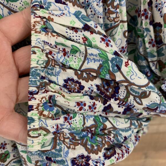 SUNDANCE CATALOG Jessamyn Lace Peasant Boho Rayon Blouse Size Large - Picture 9 of 11